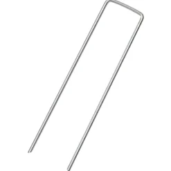 vidaXL Grondharingen 25 st U-vormig 15x3,5 cm gegalvaniseerd staal