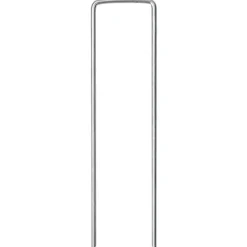 vidaXL Grondharingen 25 st U-vormig 15x3,5 cm gegalvaniseerd staal
