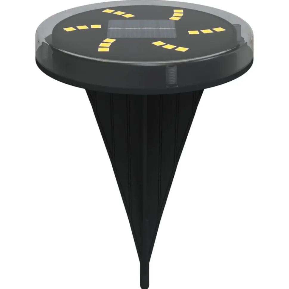 vidaXL Grondlampen 4 st solar met grondpennen warmwit