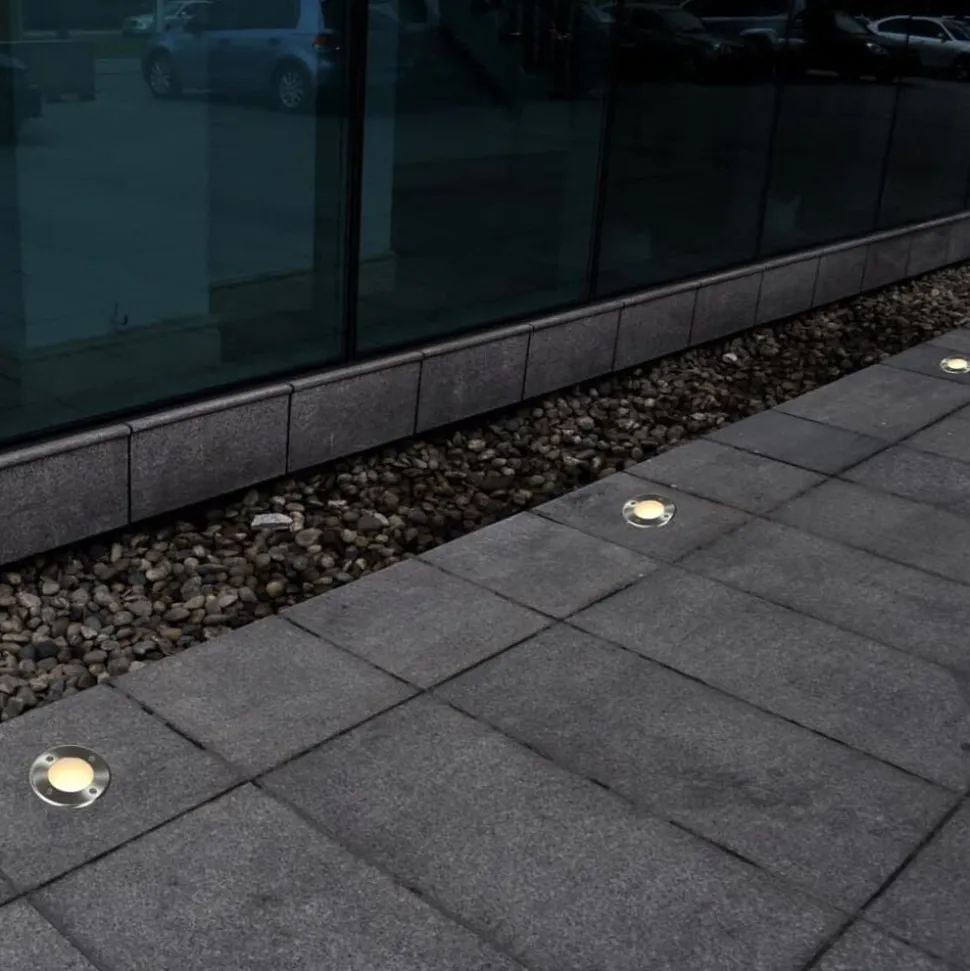 vidaXL Grondspots voor buiten 12 stuks rond