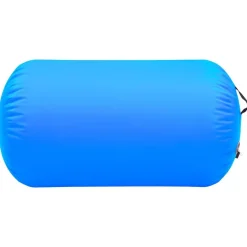 vidaXL Gymnastiekrol met pomp opblaasbaar 100x60 cm PVC blauw