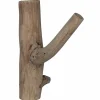vidaXL Haak Bruin 4 x 4 x 14 cm Massief Gerecycled Hout