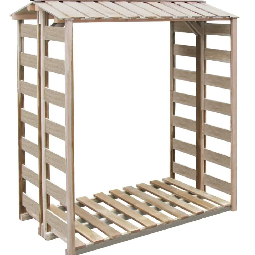 vidaXL Haardhoutopslag 150x90x176 cm geïmpregneerd grenenhout