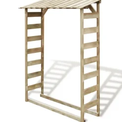 vidaXL Haardhoutopslag 150x44x176 cm geïmpregneerd grenenhout