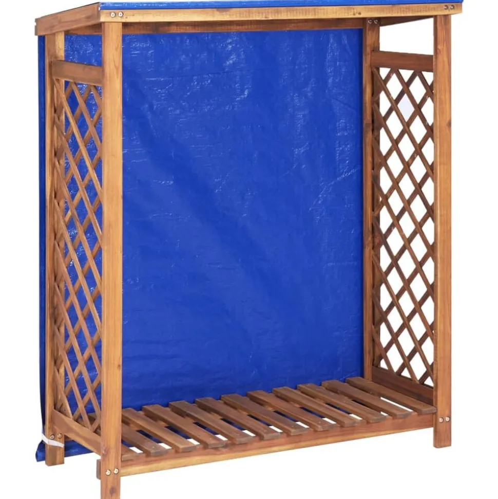 vidaXL Haardhoutopslag 105x38x115 cm massief acaciahout