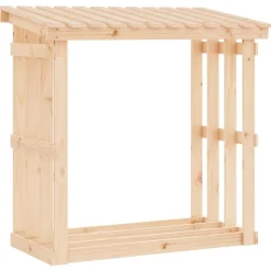 vidaXL Haardhoutrek 108x64,5x109 cm massief grenenhout