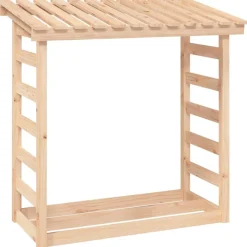 vidaXL Haardhoutrek 108x64,5x110 cm massief grenenhout