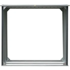vidaXL Haardhoutschuur 172x91x154 cm gegalvaniseerd staal grijs