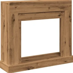vidaXL Haardombouw 100x30x87,5 cm bewerkt hout artisanaal eikenkleurig