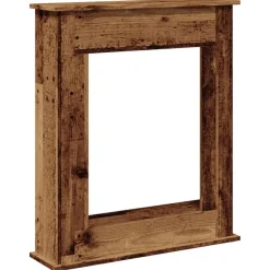 vidaXL Haardombouw 75x20x87,5 cm bewerkt hout oud houtkleurig