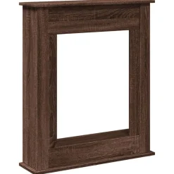 vidaXL Haardombouw 75x20x87,5 cm bewerkt hout bruin eikenkleurig