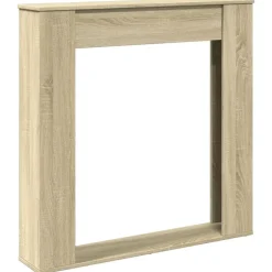vidaXL Haardombouw 100x20x100 cm bewerkt hout sonoma eikenkleurig