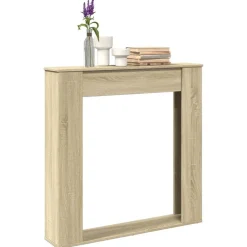 vidaXL Haardombouw 100x20x100 cm bewerkt hout sonoma eikenkleurig