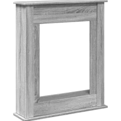 vidaXL Haardombouw 75x20x87,5 cm bewerkt hout grijs sonoma eikenkleur