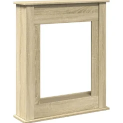 vidaXL Haardombouw 75x20x87,5 cm bewerkt hout sonoma eikenkleurig