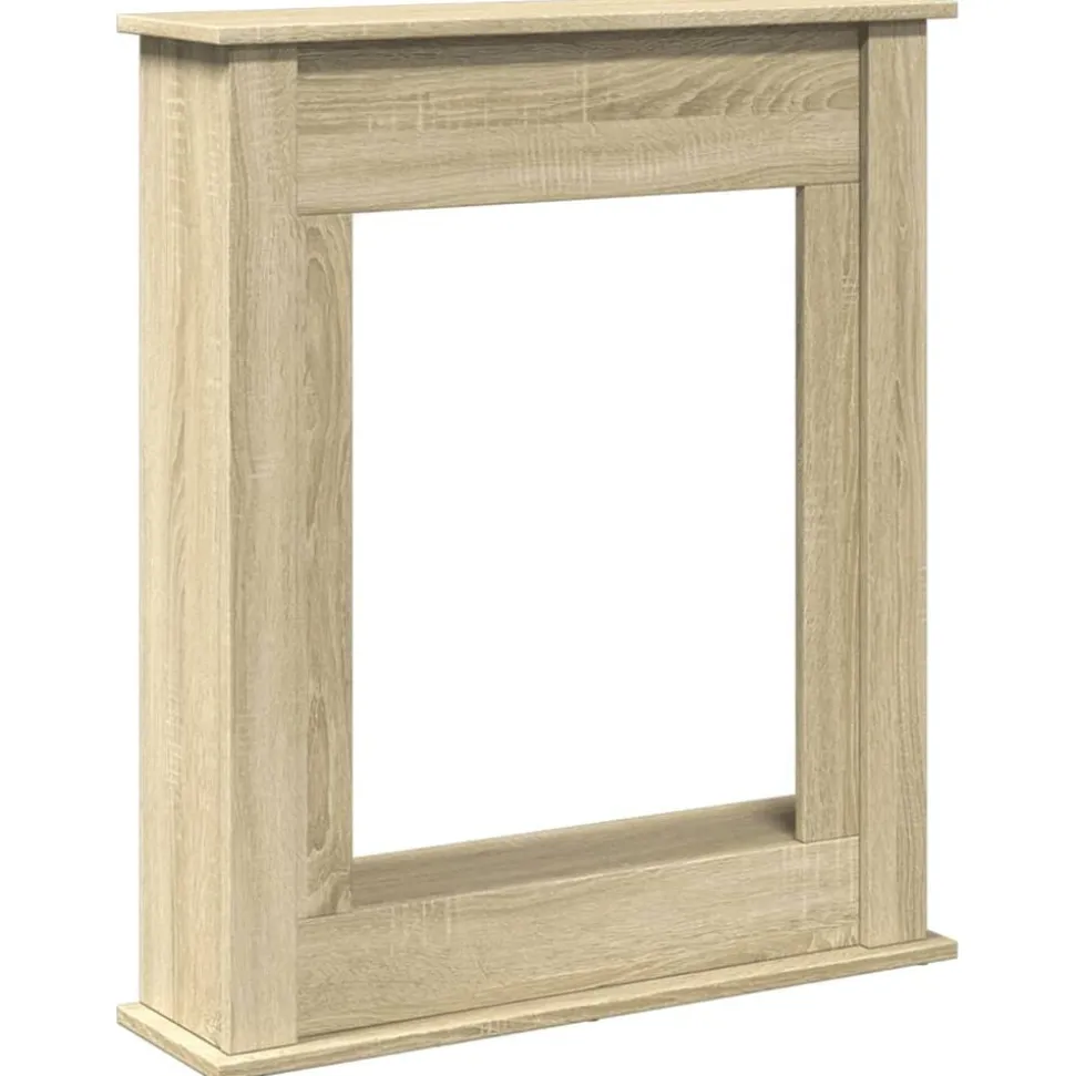 vidaXL Haardombouw 75x20x87,5 cm bewerkt hout sonoma eikenkleurig