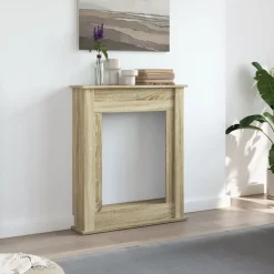 vidaXL Haardombouw 75x20x87,5 cm bewerkt hout sonoma eikenkleurig