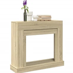 vidaXL Haardombouw 100x30x87,5 cm bewerkt hout sonoma eikenkleurig