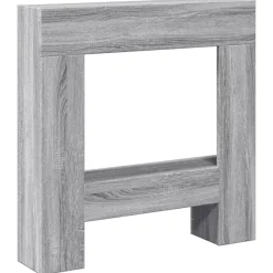 vidaXL Haardombouw 81x18x82 cm bewerkt hout grijs sonoma eikenkleur
