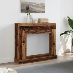 vidaXL Haardombouw 100x30x87,5 cm bewerkt hout oud houtkleurig