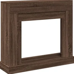 vidaXL Haardombouw 100x30x87,5 cm bewerkt hout bruin eikenkleurig