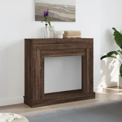 vidaXL Haardombouw 100x30x87,5 cm bewerkt hout bruin eikenkleurig