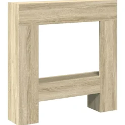 vidaXL Haardombouw 81x18x82 cm bewerkt hout sonoma eikenkleurig