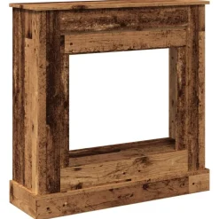 vidaXL Haardombouw 90x30x90 cm bewerkt hout oud houtkleurig