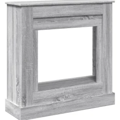 vidaXL Haardombouw 90x30x90 cm bewerkt hout grijs sonoma eikenkleur