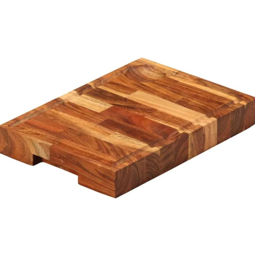 vidaXL Hakblok 30x21x4 cm massief acaciahout