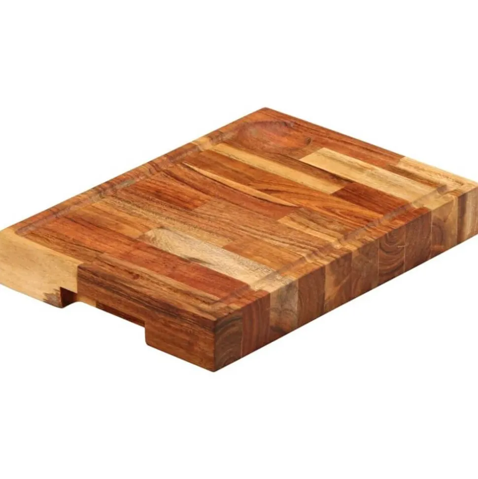 vidaXL Hakblok 30x21x4 cm massief acaciahout