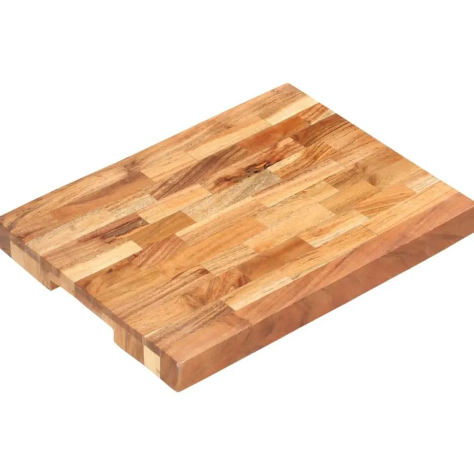 vidaXL Hakblok 40x30x4 cm massief acaciahout