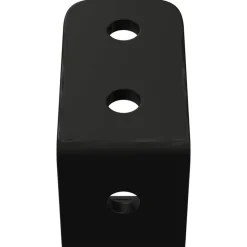 vidaXL Haken 2 pcs Zwart M5 x 110 mm IJzer