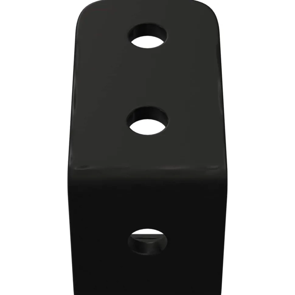 vidaXL Haken 2 pcs Zwart M5 x 110 mm IJzer