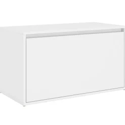 vidaXL Halbankje 80x40x45 cm bewerkt hout wit