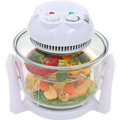 vidaXL Halogeen heteluchtoven met uitbreidingsring 800 W 10 L
