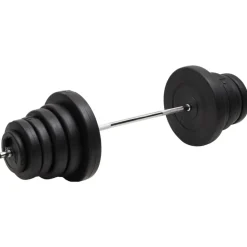 vidaXL Halter met gewichten 90 kg