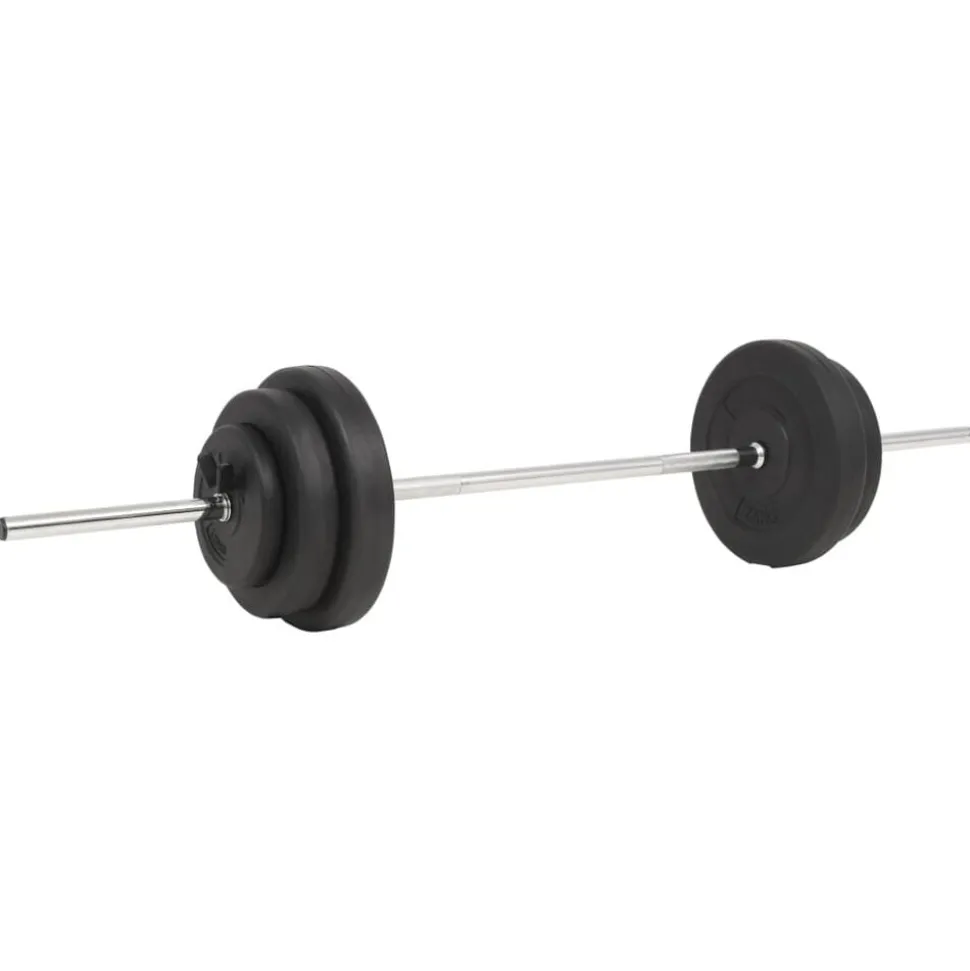 vidaXL Halter met gewichten 60 kg