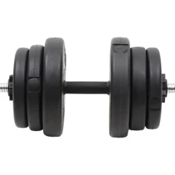 vidaXL Halter met gewichten 40 kg