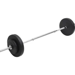 vidaXL Halter met gewichten 30 kg