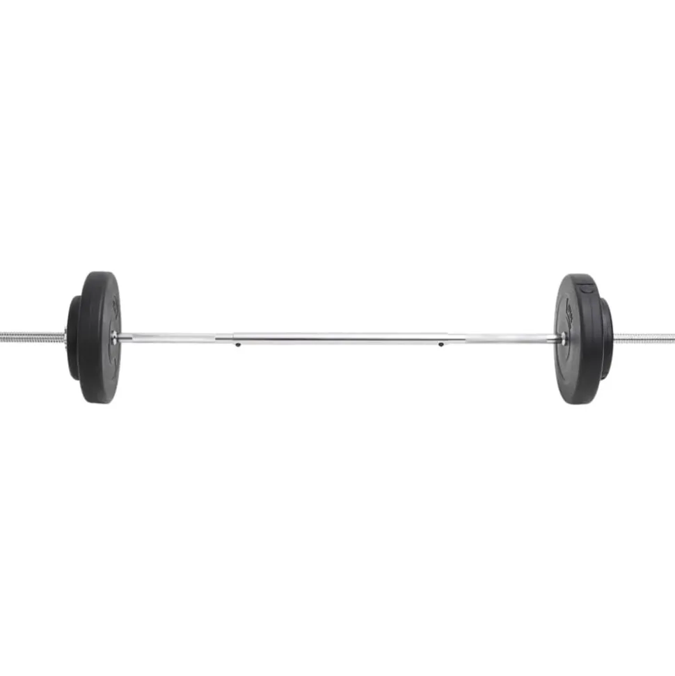 vidaXL Halter met gewichten 30 kg
