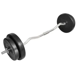 vidaXL Halter met gewichten 30 kg