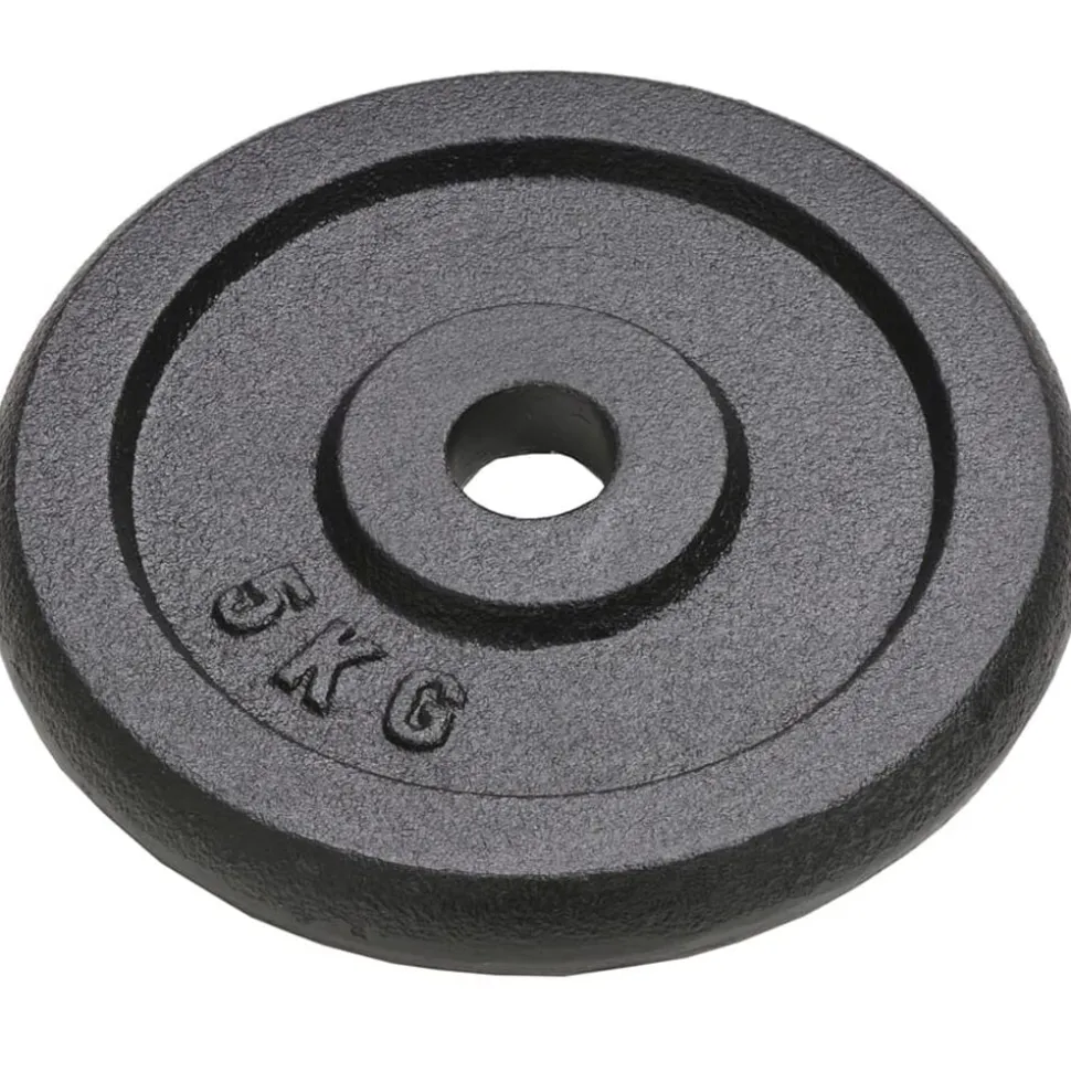 vidaXL Halterschijven 4 st 2x10 kg en 2x5 kg gietijzer