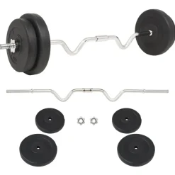 vidaXL Halterset 30 kg