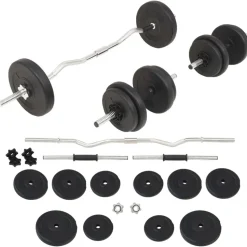 vidaXL Halterset 30 kg