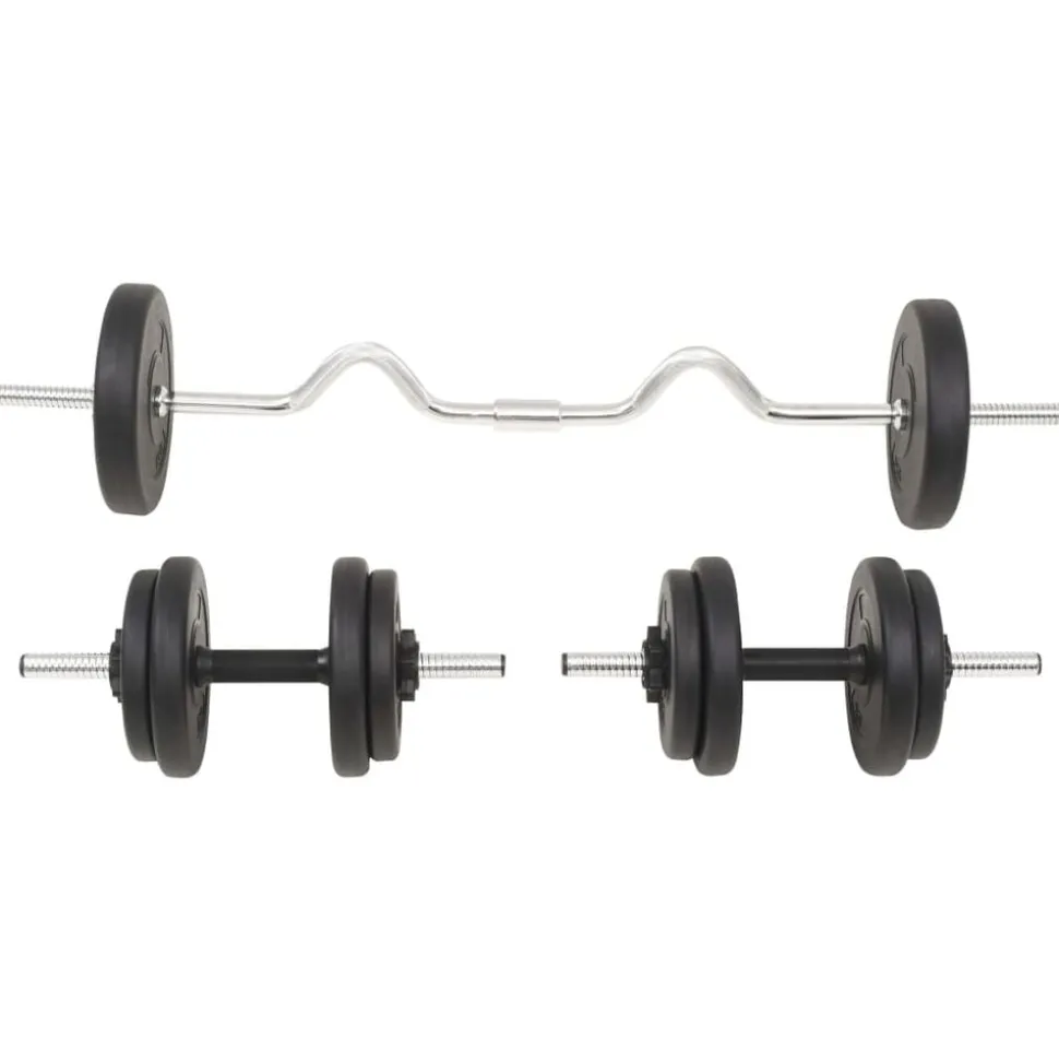 vidaXL Halterset 30 kg