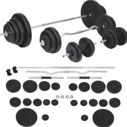 vidaXL Halterset 120 kg