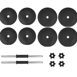 vidaXL Halterset 20 kg 14-delig