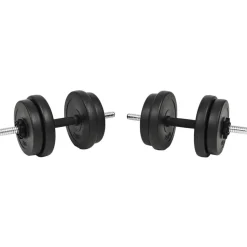 vidaXL Halterset 20 kg 14-delig