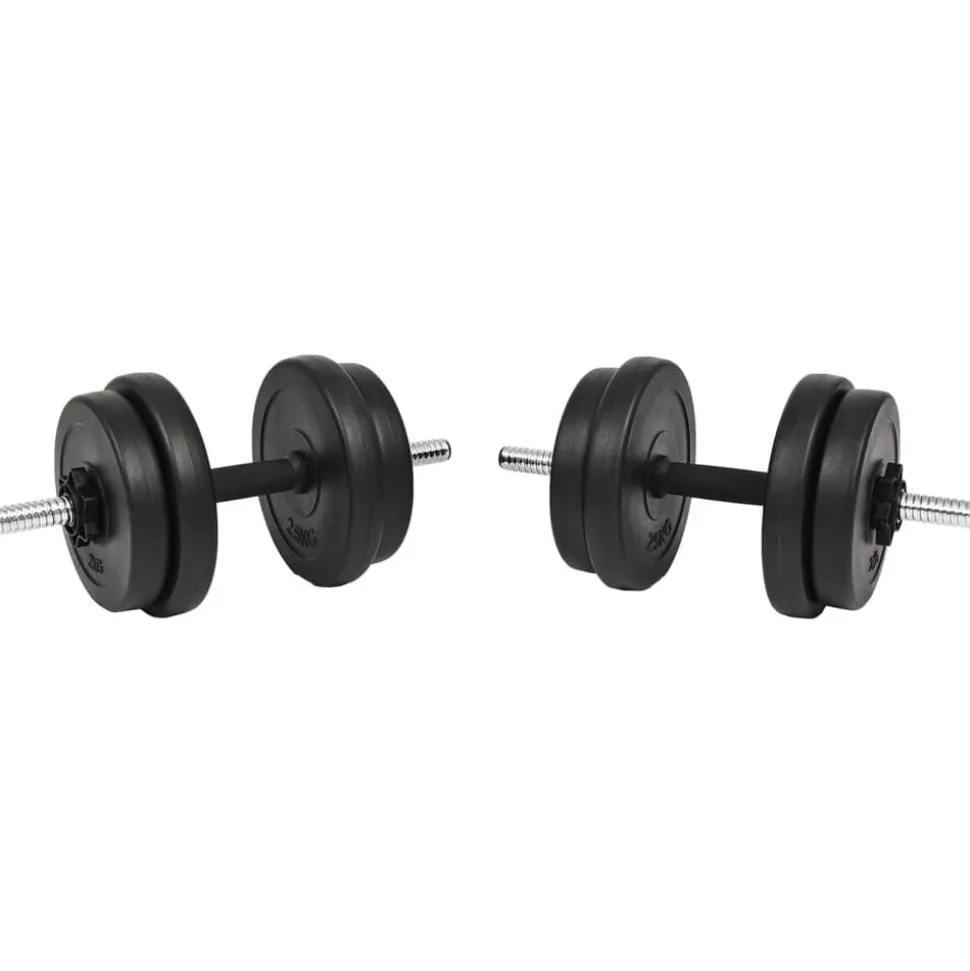 vidaXL Halterset 20 kg 14-delig